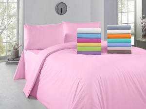 Weaving fitted sheet flat color or print